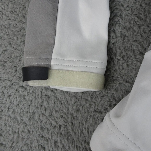 North Face Summit Series Womens Small Fleece White Hooded Full Zip - Picture 14 of 16